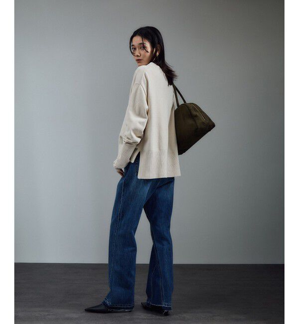 SALON adam et rope'「【WEB限定】スウェードソフトミドルボストン」|ボストンバッグ|