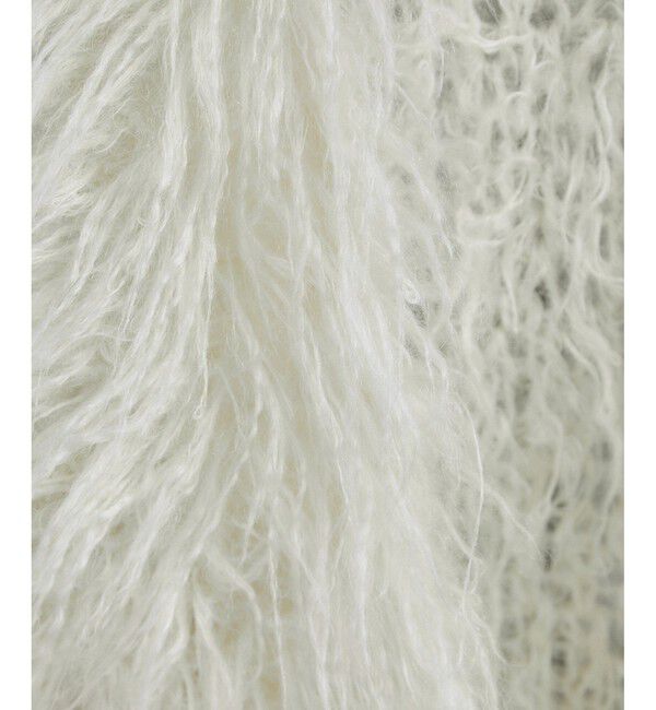 SALON adam et rope'「モヘヤロングシャギーハンドニットベスト」|ベスト・ジレ|