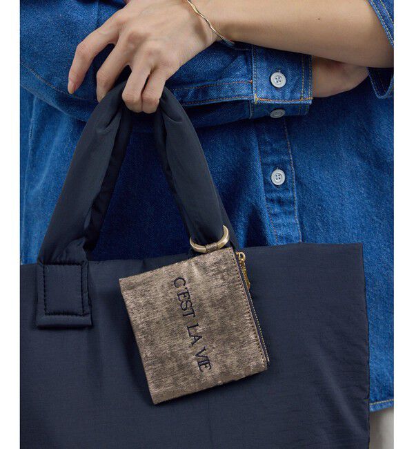 SALON adam et rope'「サテンポーチチャーム」|チャーム・キーホルダー|