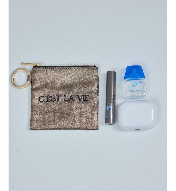 SALON adam et rope'「サテンポーチチャーム」|チャーム・キーホルダー|