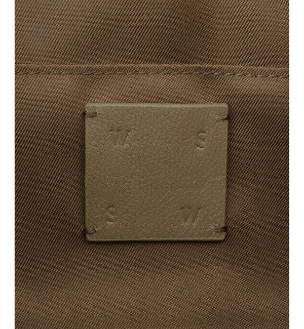 SALON adam et rope'「【W S（ドゥーブル）】ゴートレザーショルダーバッグ」|ショルダー・メッセンジャー|