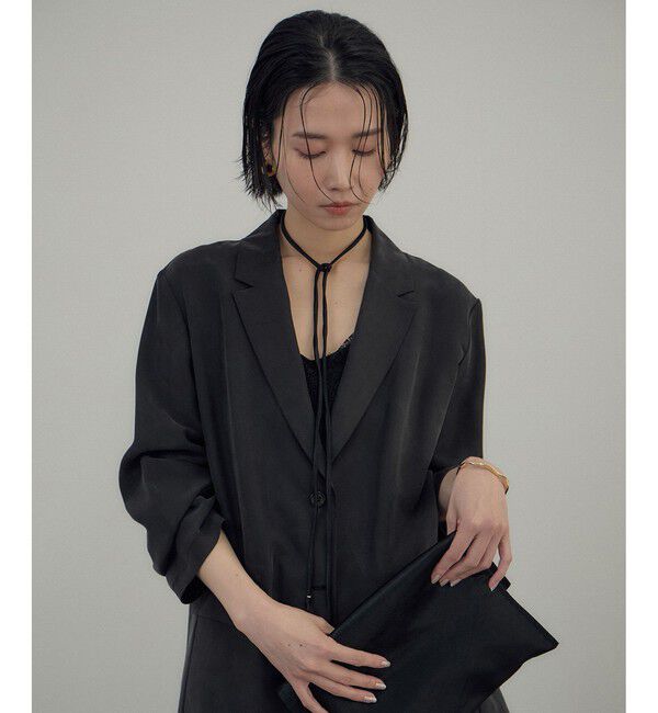 SALON adam et rope'「[26SS]GENTLE SILK ジャケット / セットアップ対応・洗える」|テーラードジャケット|