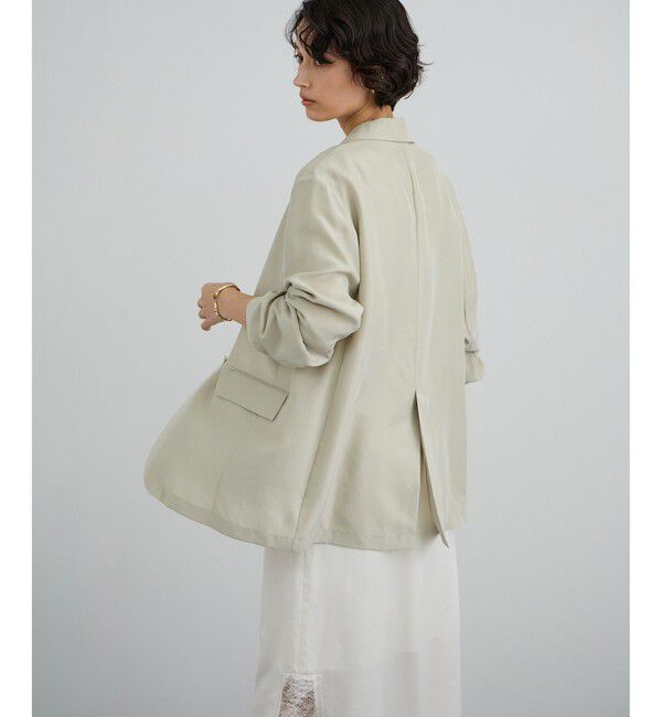 SALON adam et rope'「[26SS]GENTLE SILK ジャケット / セットアップ対応・洗える」|テーラードジャケット|