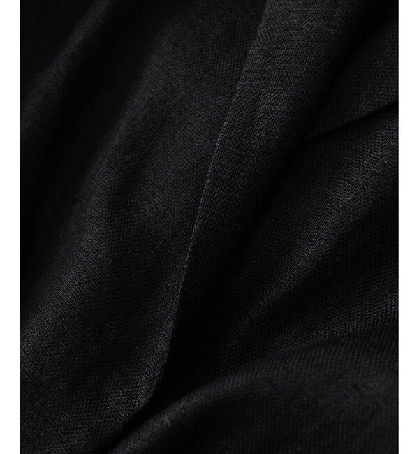 SALON adam et rope'「リネンドンゴロスジャケット/セットアップ対応」|テーラードジャケット|