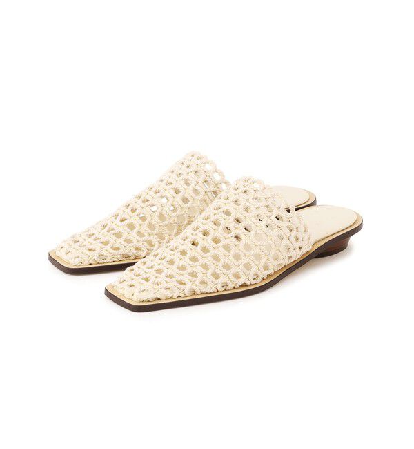 SALON adam et rope'「【W S（ドゥーブル）】メッシュミュール」|サンダル|