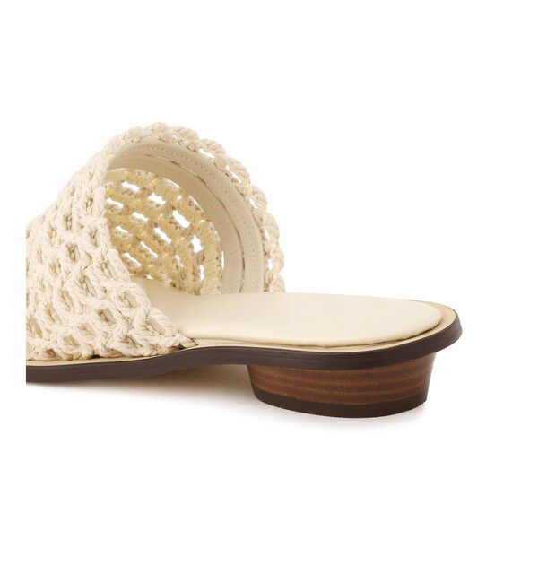 SALON adam et rope'「【W S（ドゥーブル）】メッシュミュール」|サンダル|