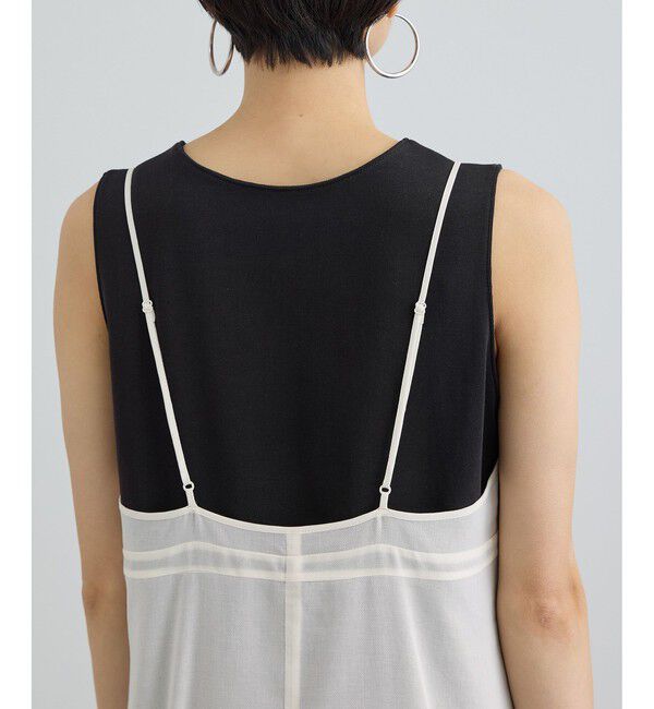 SALON adam et rope'「コットンボイルシアーキャミワンピース」|ワンピース|