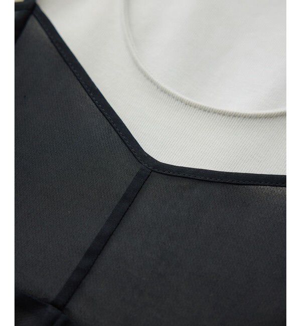 SALON adam et rope'「コットンボイルシアーキャミワンピース」|ワンピース|