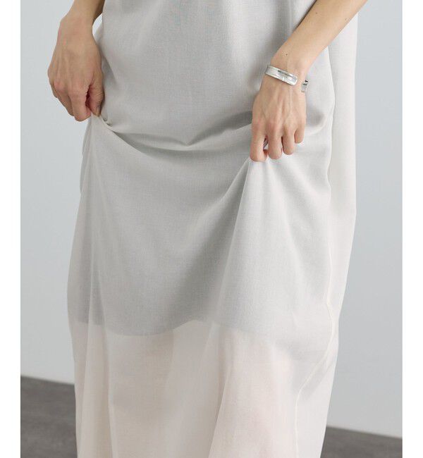 SALON adam et rope'「コットンボイルシアーキャミワンピース」|ワンピース|