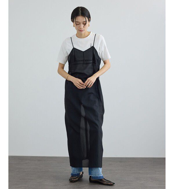 SALON adam et rope'「コットンボイルシアーキャミワンピース」|ワンピース|