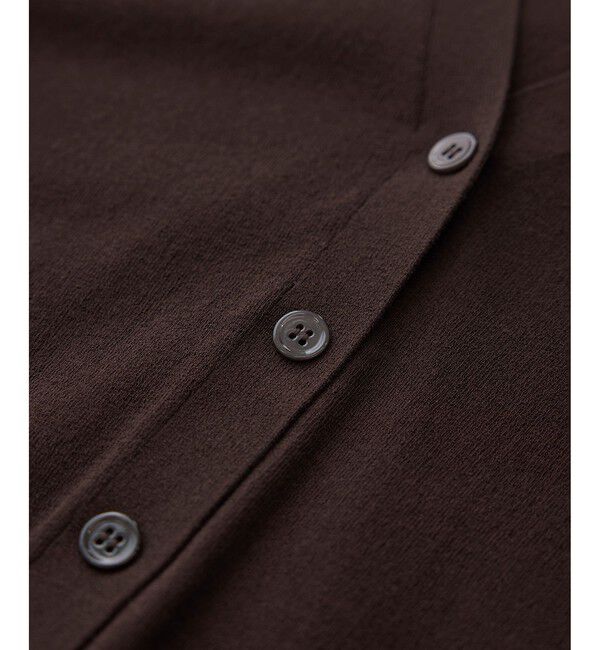 SALON adam et rope'「LOTUS ハーフスリーブVネックカーディガン / アンサンブル対応」|カーディガン|