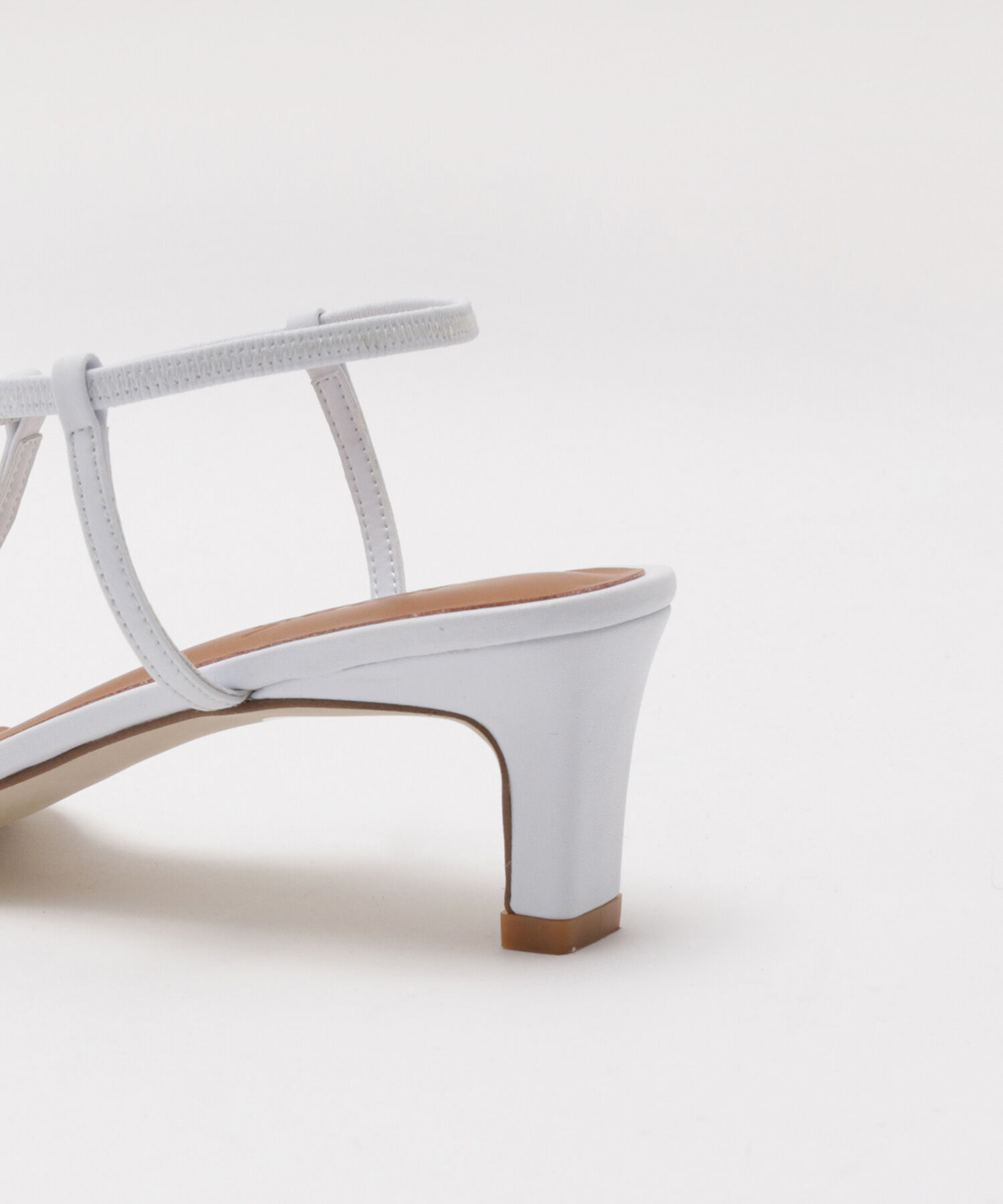 ROPE「ナロークロスストラップヒールサンダル」|サンダル|