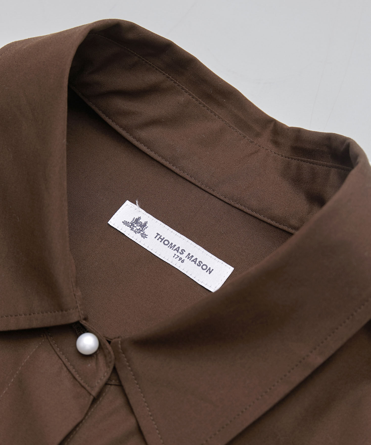 ROPE「【THOMAS MASON（トーマス メイソン）】パールボタンシャツ【雑誌掲載】」|シャツ・ブラウス|