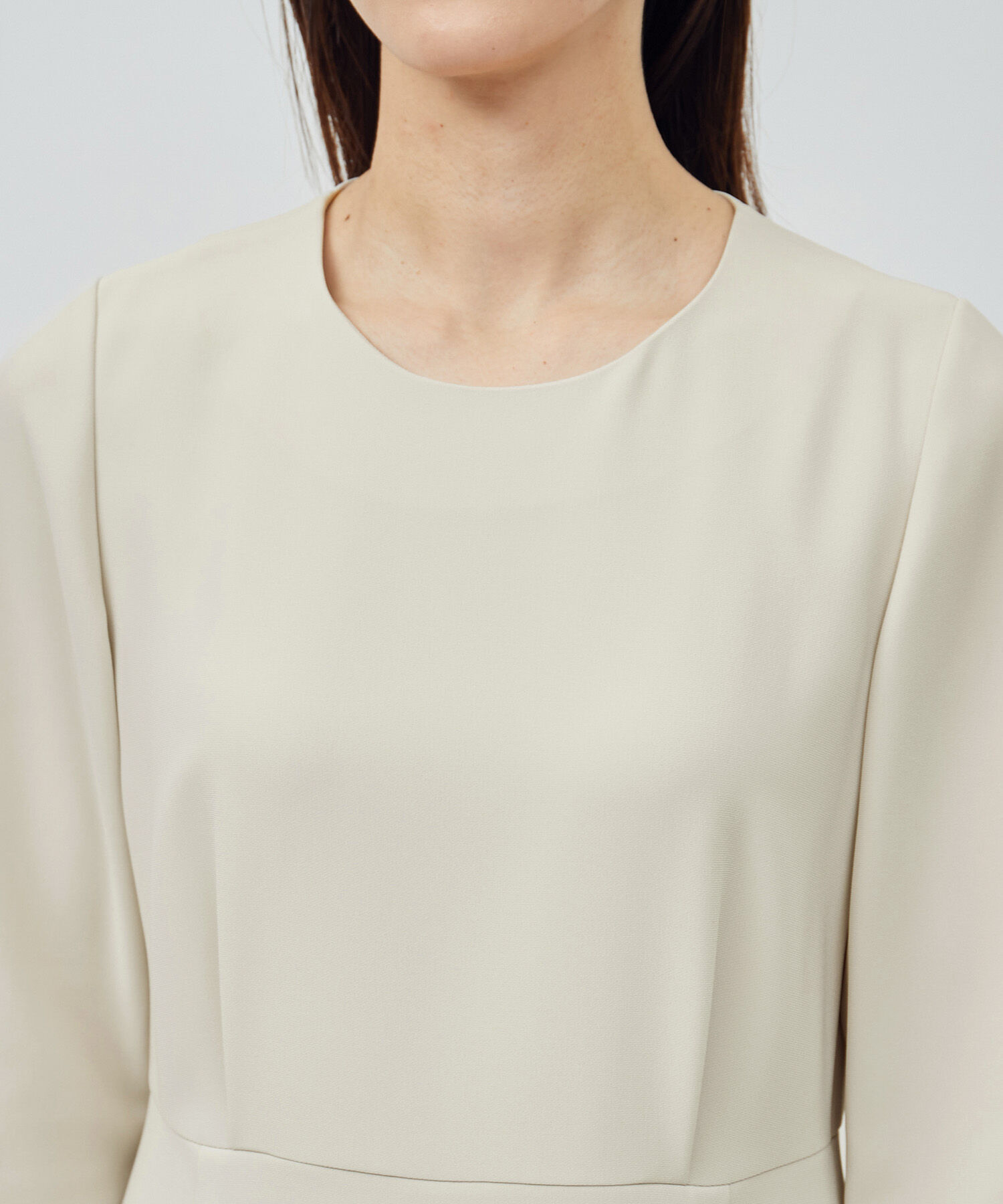 ROPE「トリアセダブルクロスウエストコンシャスワンピース」|ワンピース|