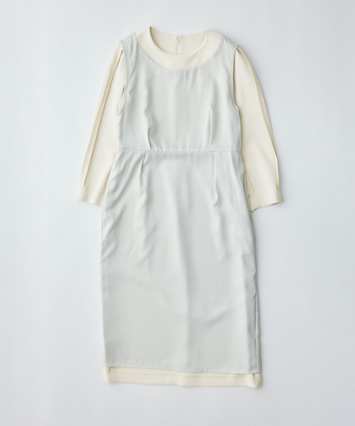 ROPE「トリアセダブルクロスウエストコンシャスワンピース」|ワンピース|