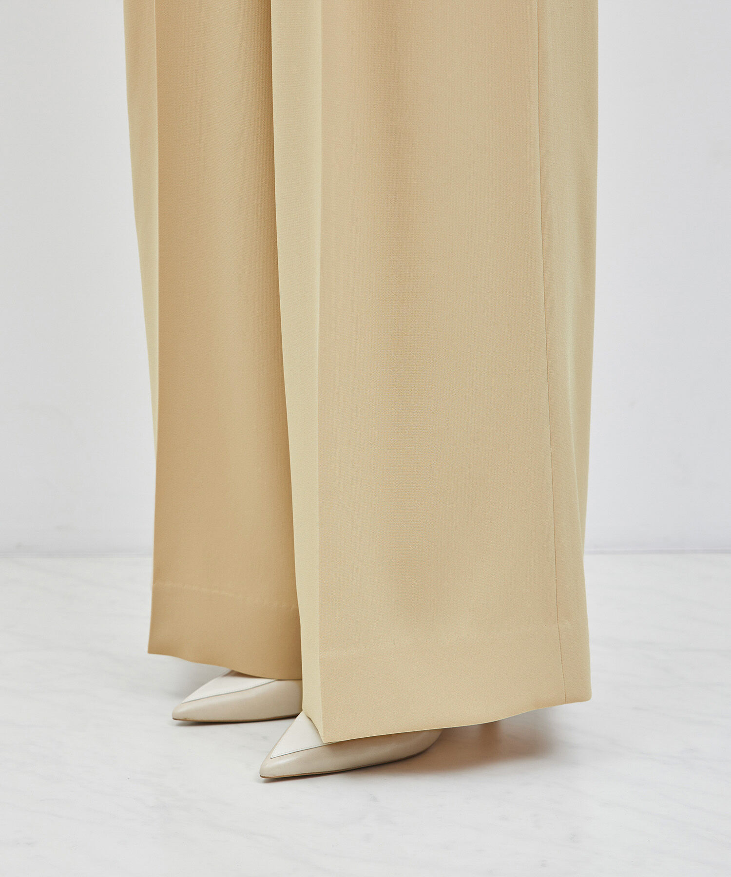 ROPE「トリアセバックサテンワイドパンツ/セットアップ対応【メディア掲載】」|その他|