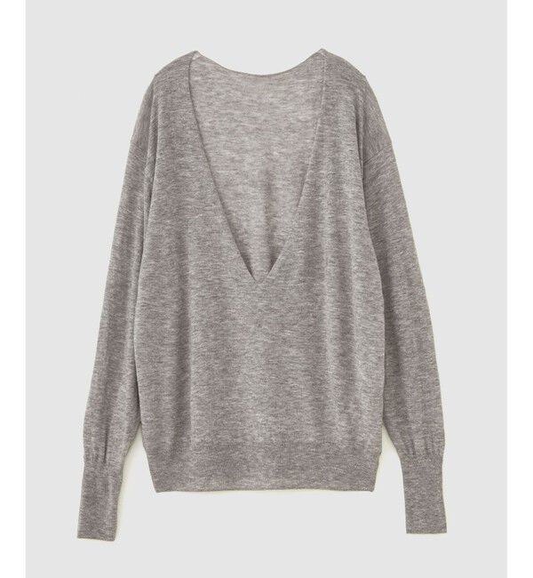 ROPE「ウールシアー深Vネックニット」|ニット・セーター|