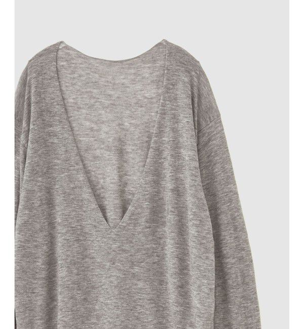 ROPE「ウールシアー深Vネックニット」|ニット・セーター|