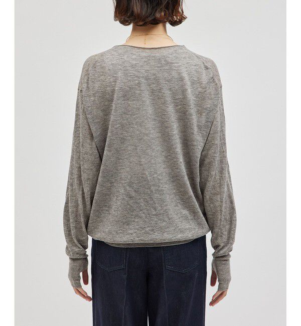 ROPE「ウールシアー深Vネックニット」|ニット・セーター|