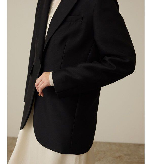 ROPE「シルクウールオーバージャケット」|テーラードジャケット|