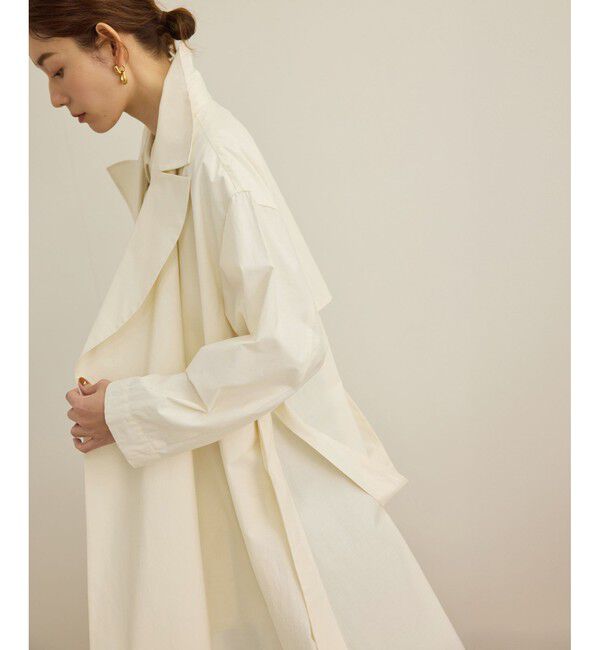 ROPE「【軽量】コットンポプリン スプリングコート」|トレンチコート|