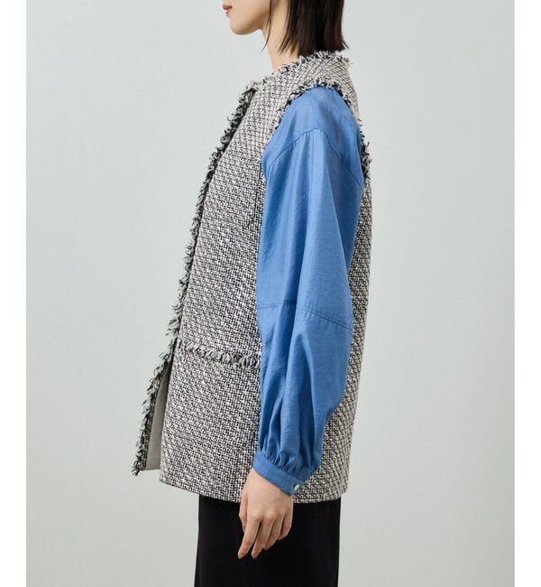 ROPE「ミックスツイードジレベスト」|ベスト・ジレ|