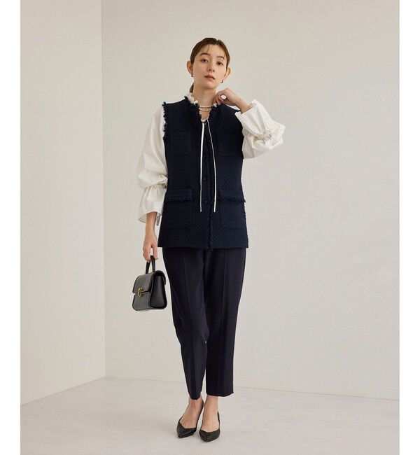 ROPE「ミックスツイードジレベスト」|ベスト・ジレ|