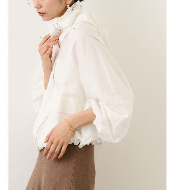 ROPE「ビスコースリネンライトマウンテンパーカー/セットアップ対応・イージーケア」|ブルゾン・スタジャン|