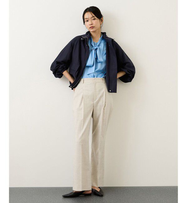 ROPE「ビスコースリネンライトマウンテンパーカー/セットアップ対応・イージーケア」|ブルゾン・スタジャン|