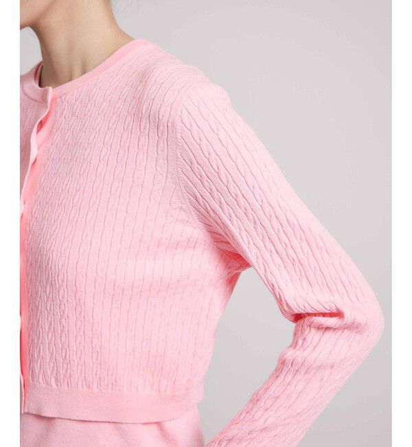 ROPE「ミニケーブルセパレートカーディガン（アンサンブル）/ イージーケア」|カーディガン|