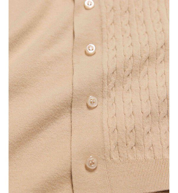 ROPE「ミニケーブルセパレートカーディガン（アンサンブル）/ イージーケア」|カーディガン|