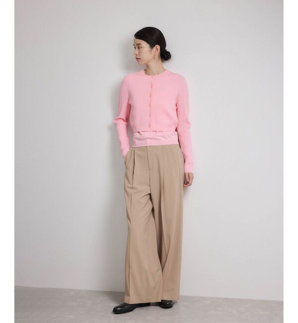 ROPE「ミニケーブルセパレートカーディガン（アンサンブル）/ イージーケア」|カーディガン|