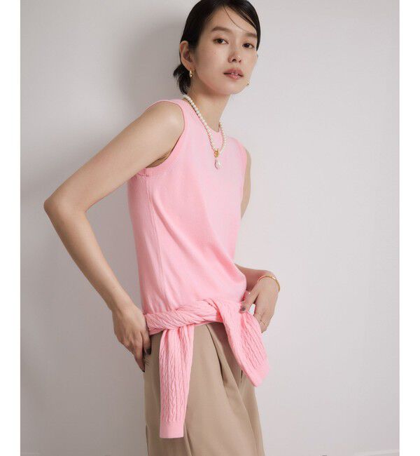 ROPE「ミニケーブルセパレートカーディガン（アンサンブル）/ イージーケア」|カーディガン|