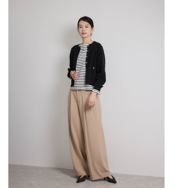 ROPE「【一部WEB限定】ウールカシミヤ ブレンドニットカーディガン/イージーケア」|カーディガン|