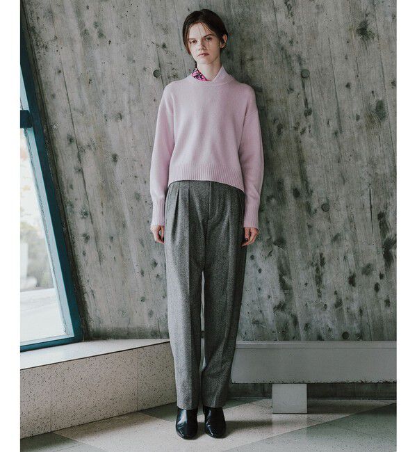 ROPE「ウールレーヨンクラシック2タックパンツ(ヘリンボーン/グレンチェック)/セットアップ対応」|その他|