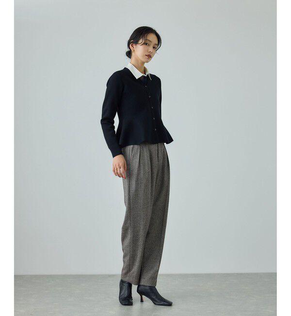 ROPE「ウールレーヨンクラシック2タックパンツ(ヘリンボーン/グレンチェック)/セットアップ対応」|その他|