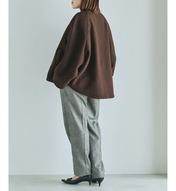 ROPE「ウールレーヨンクラシック2タックパンツ(ヘリンボーン/グレンチェック)/セットアップ対応」|その他|