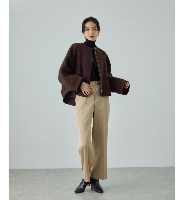 ROPE「圧縮ウールコクーンショート丈コート/Bellandi(ベランディ)」|ブルゾン・スタジャン|