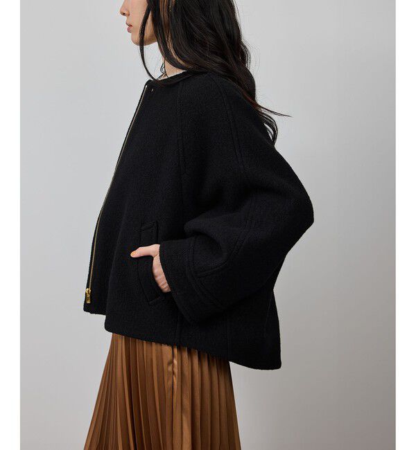 ROPE「圧縮ウールコクーンショート丈コート/Bellandi(ベランディ)」|ブルゾン・スタジャン|