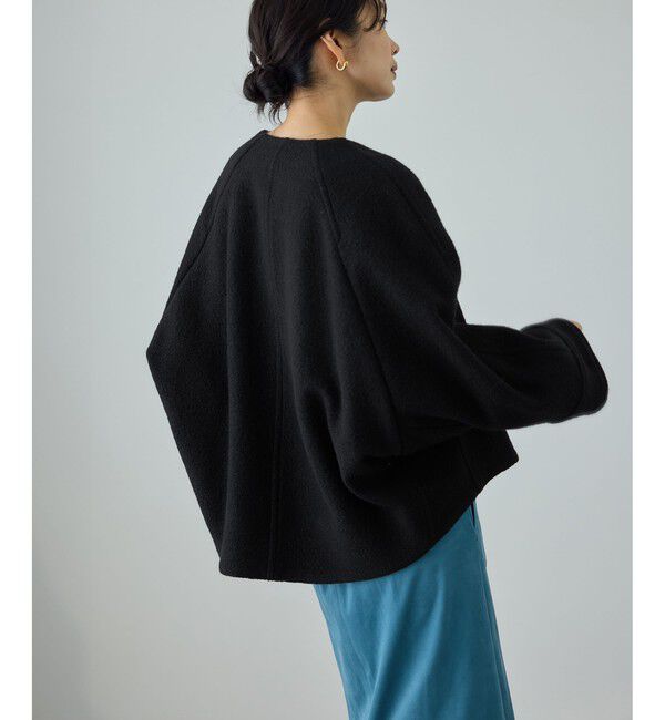 ROPE「圧縮ウールコクーンショート丈コート/Bellandi(ベランディ)」|ブルゾン・スタジャン|