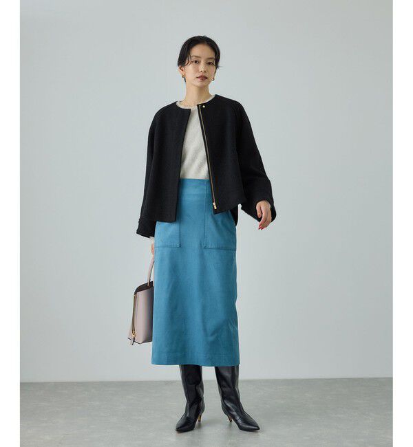 ROPE「圧縮ウールコクーンショート丈コート/Bellandi(ベランディ)」|ブルゾン・スタジャン|