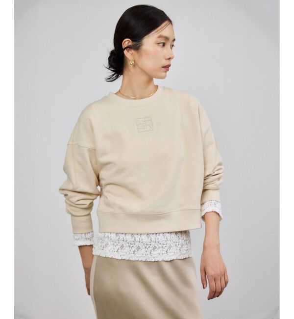 ROPE「アナグラム刺繍スウェットプルオーバー/イージーケア」|スウェット・ジャージ|