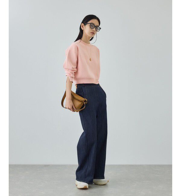 ROPE「スウェットライクコンパクトニットプルオーバー/イージーケア」|スウェット・ジャージ|