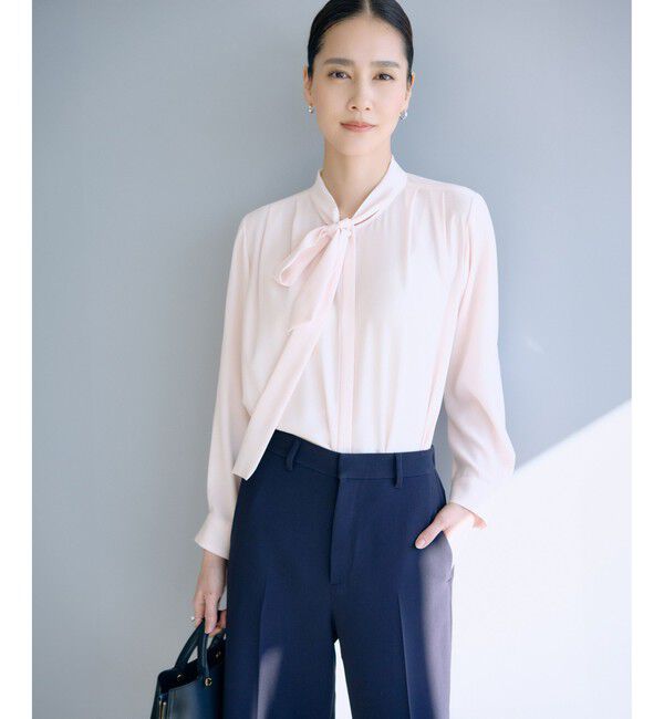 ROPE「ボウタイブラウス/イージーケア・26SS」|シャツ・ブラウス|