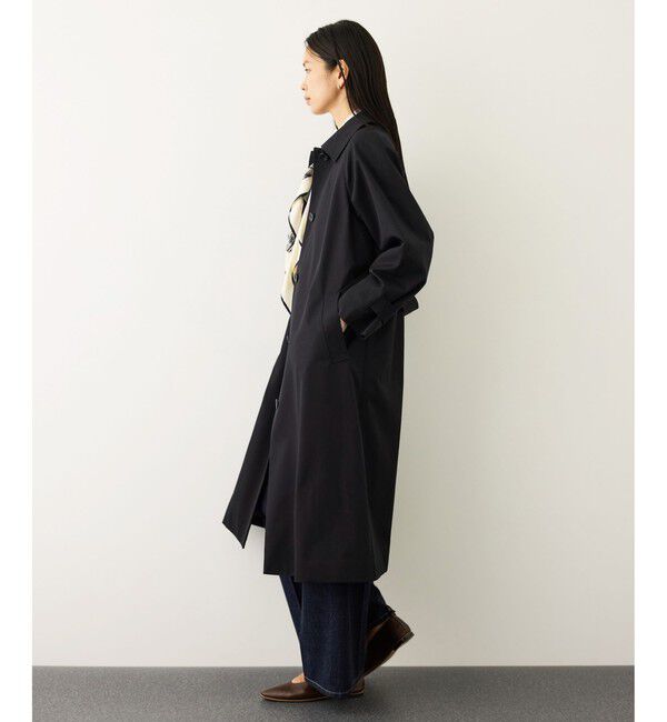 ROPE「ツイルクロス ステンカラースプリングコート」|ステンカラーコート|