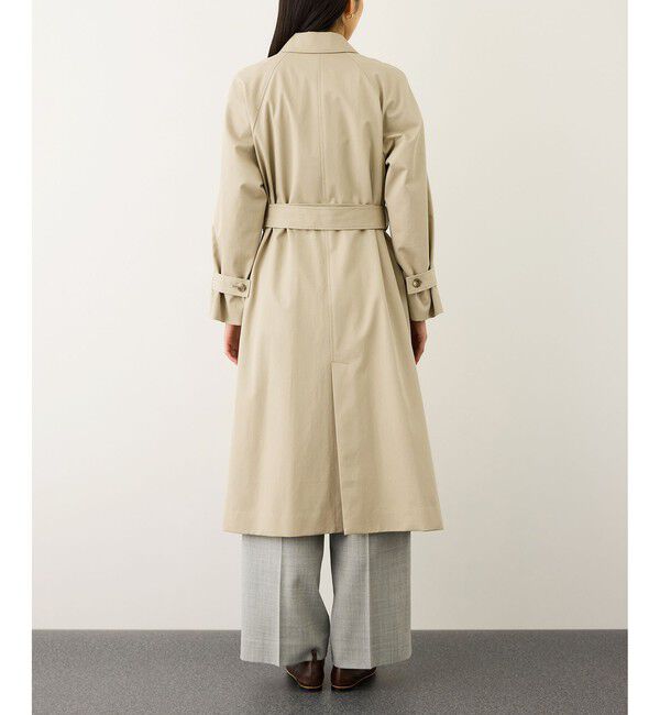 ROPE「ツイルクロス ステンカラースプリングコート」|ステンカラーコート|