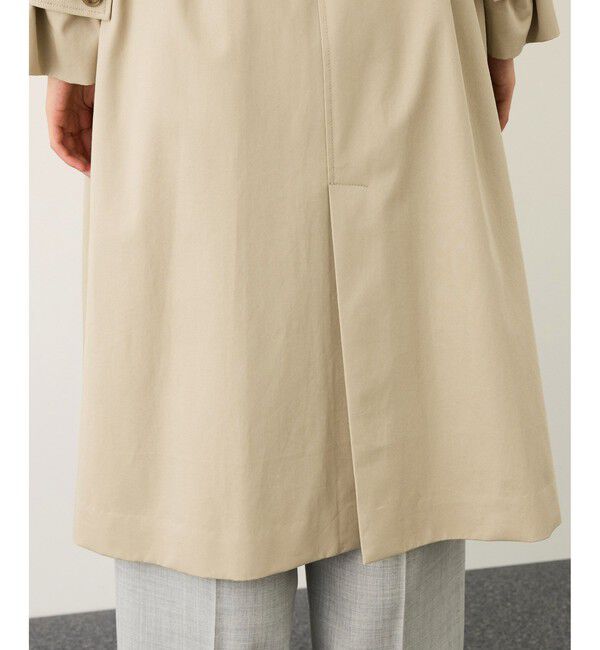 ROPE「ツイルクロス ステンカラースプリングコート」|ステンカラーコート|