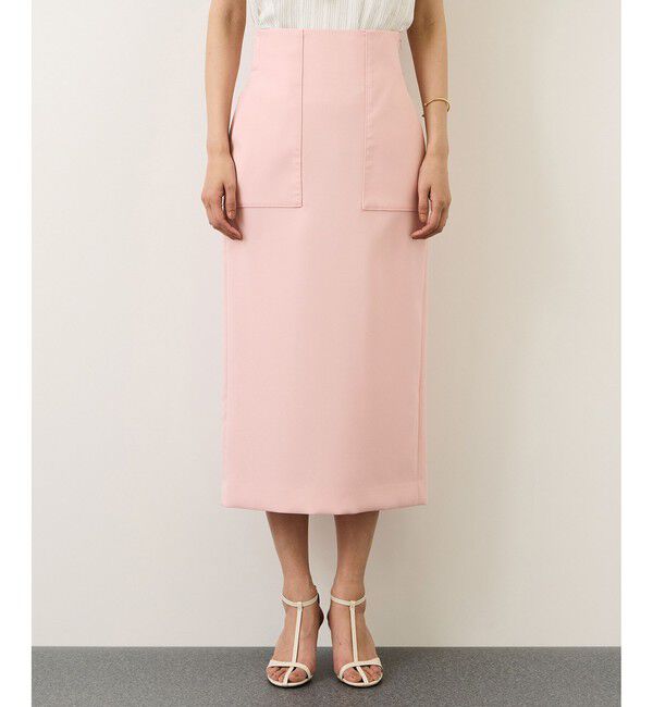 ROPE「[美人スカート]ダブルクロスポケット付きタイトスカート/イージーケア・26SS」|スカート|