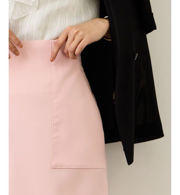 ROPE「[美人スカート]ダブルクロスポケット付きタイトスカート/イージーケア・26SS」|スカート|