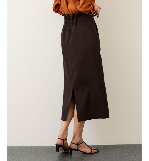 ROPE「[美人スカート]ダブルクロスポケット付きタイトスカート/イージーケア・26SS」|スカート|